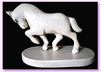 Erskine Brown Horse Carving